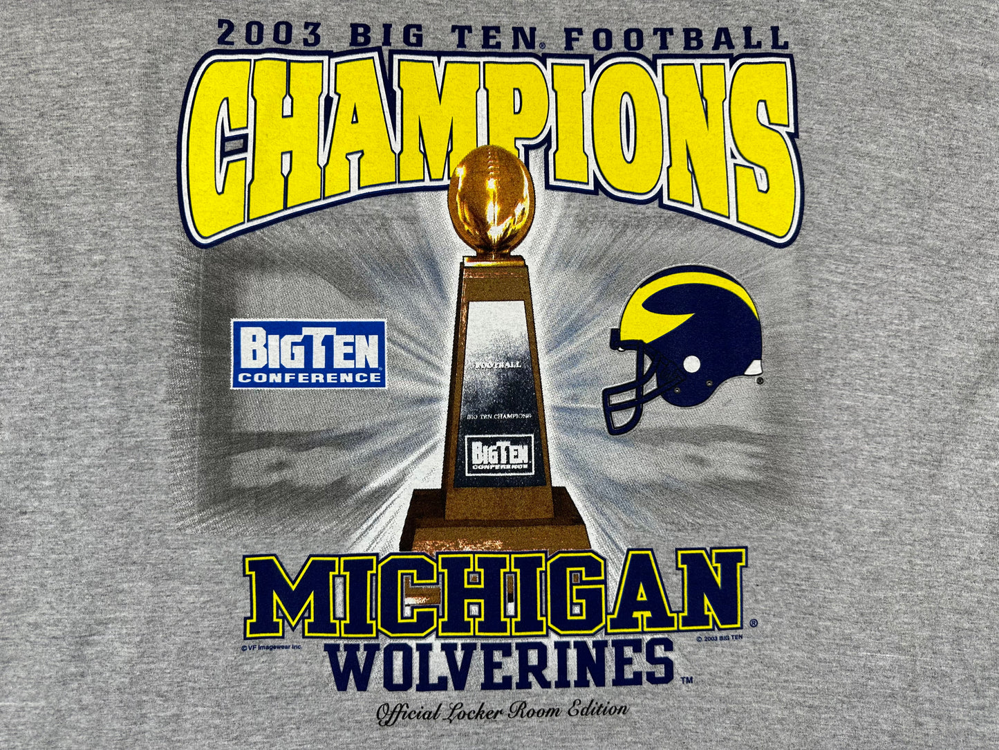 Michigan 2003 Big 10 Champs T-Shirt