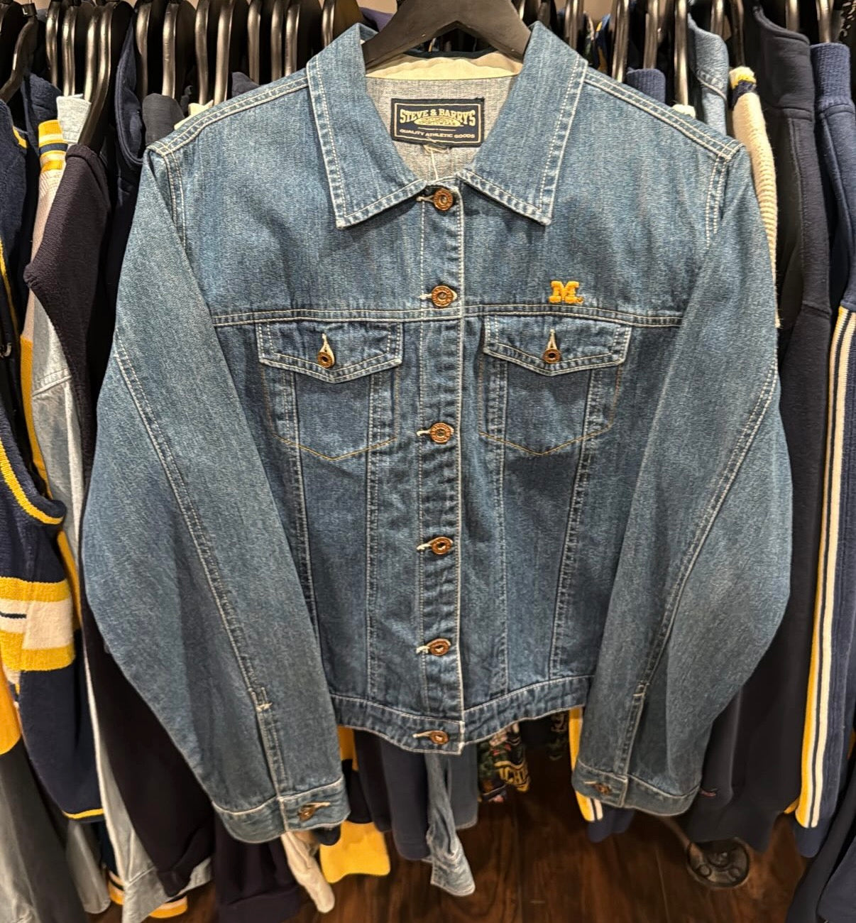 Michigan denim jacket