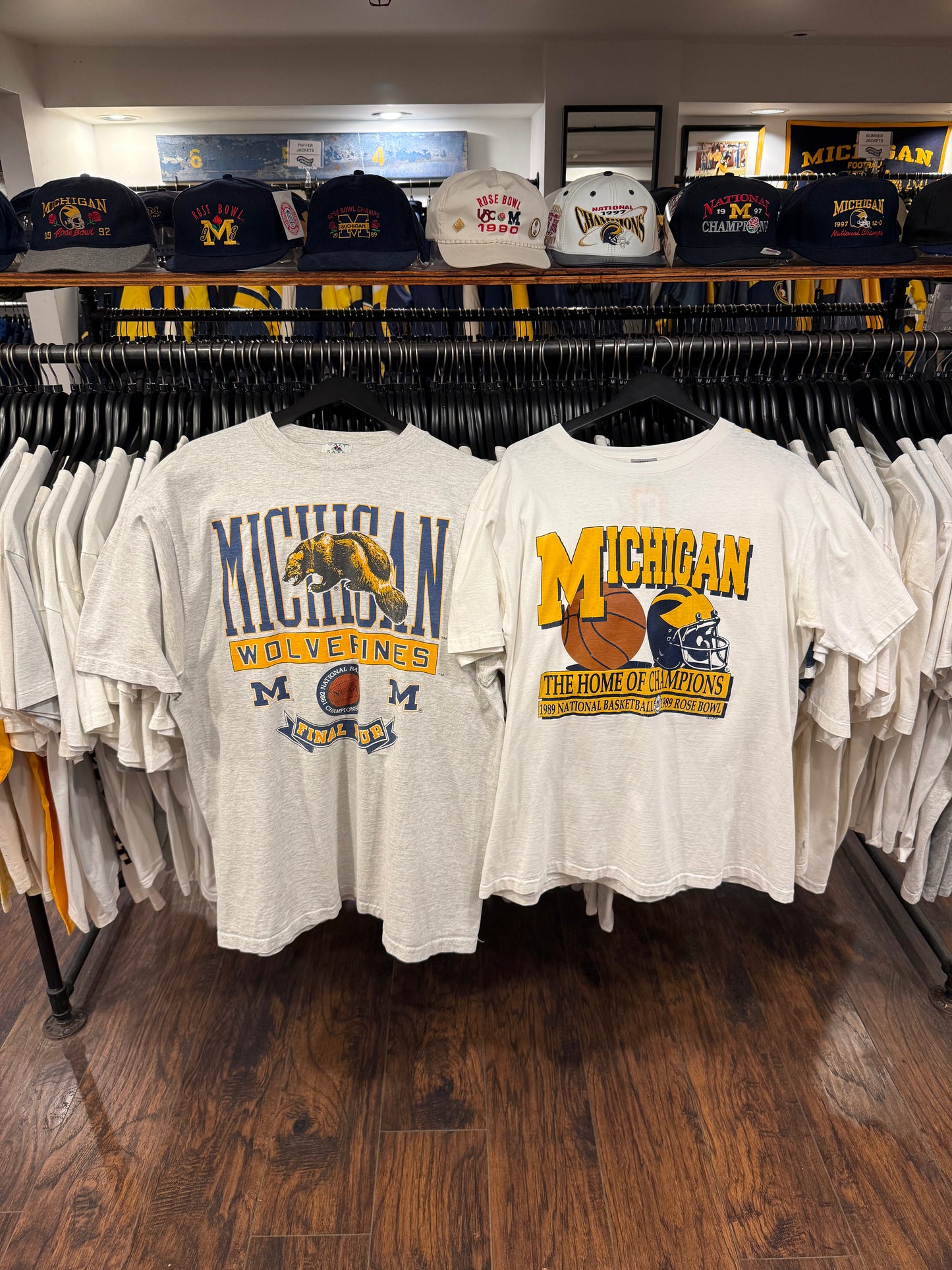2 Michigan shirts