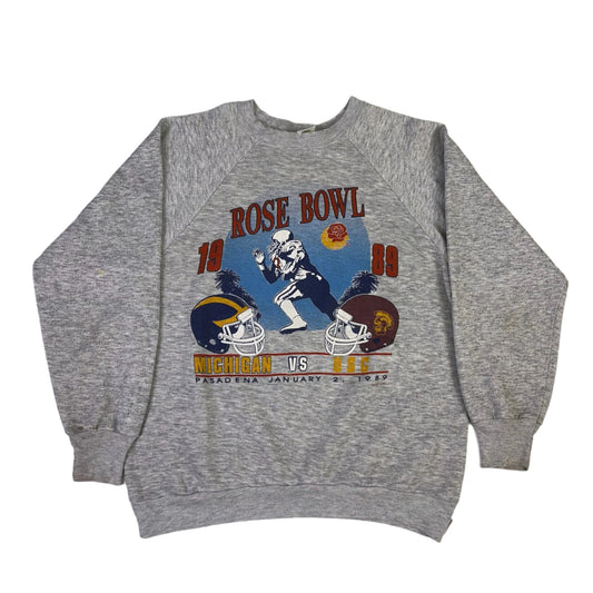 vintage michigan 1989 rose bowl sweatshirt