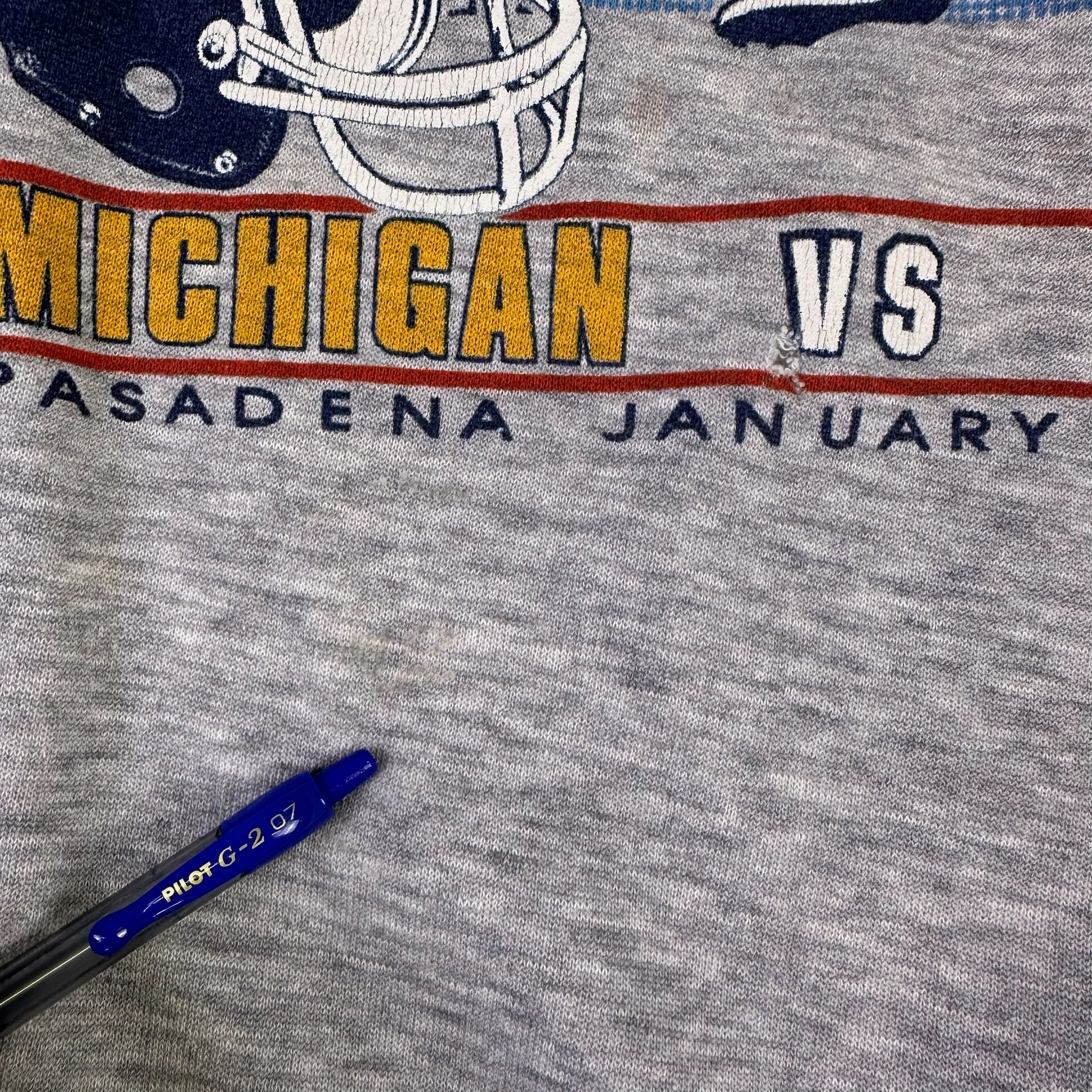vintage michigan 1989 rose bowl sweatshirt