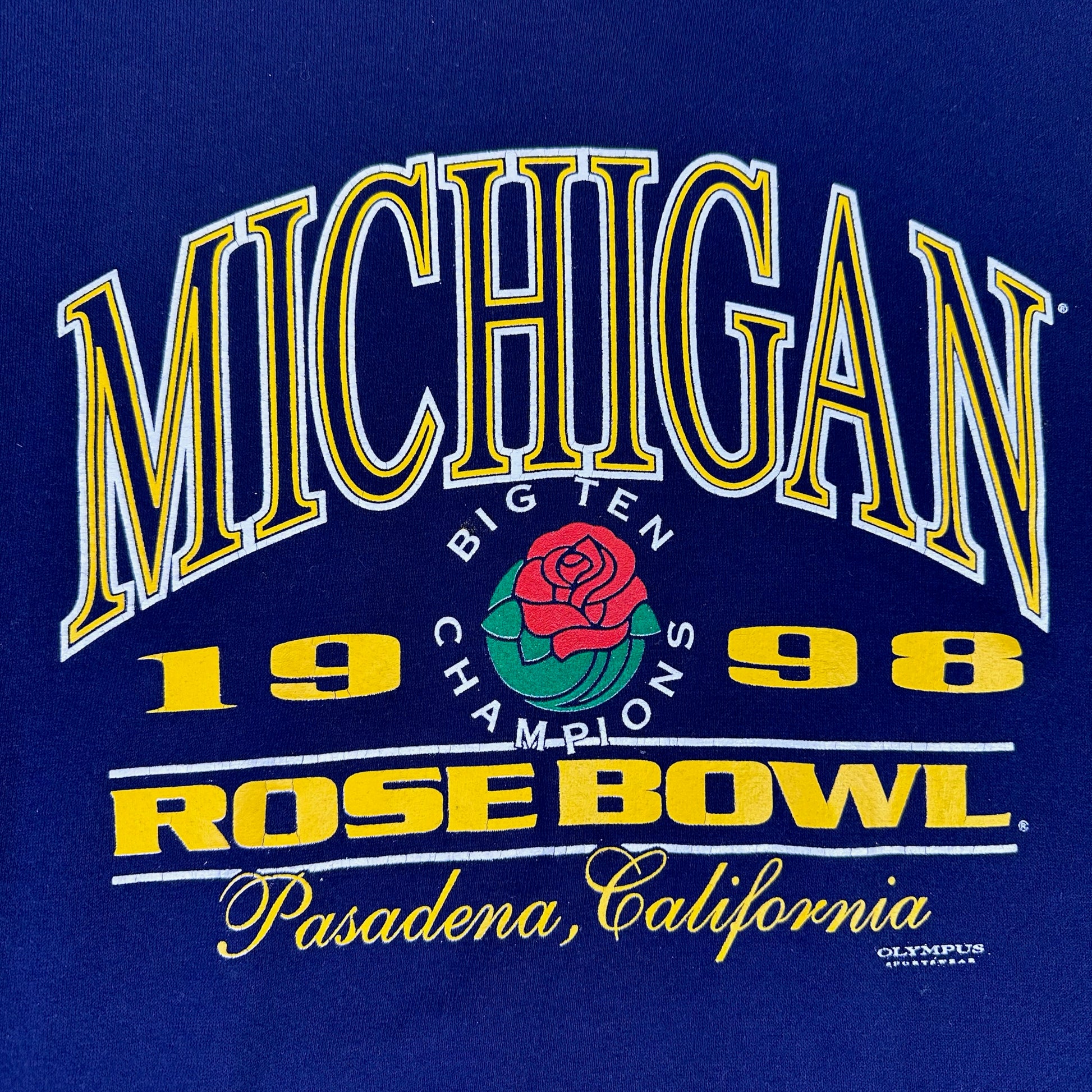 michigan 1998 rose bowl sweatshirt