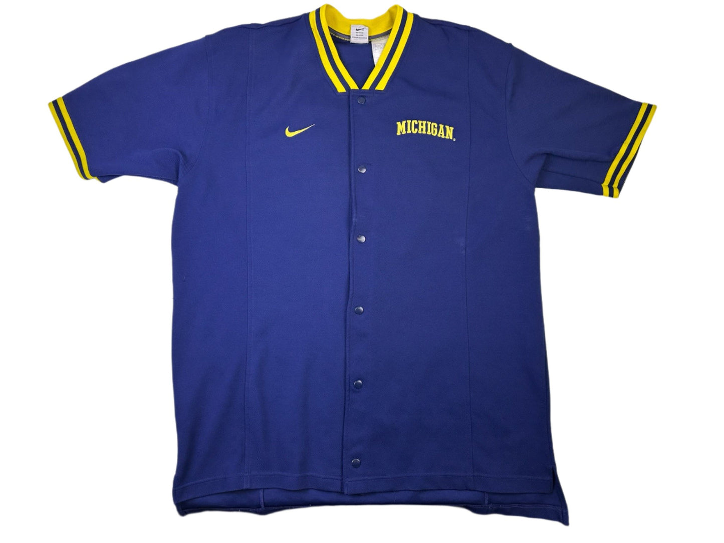 vintage michigan basektball warm up jersey
