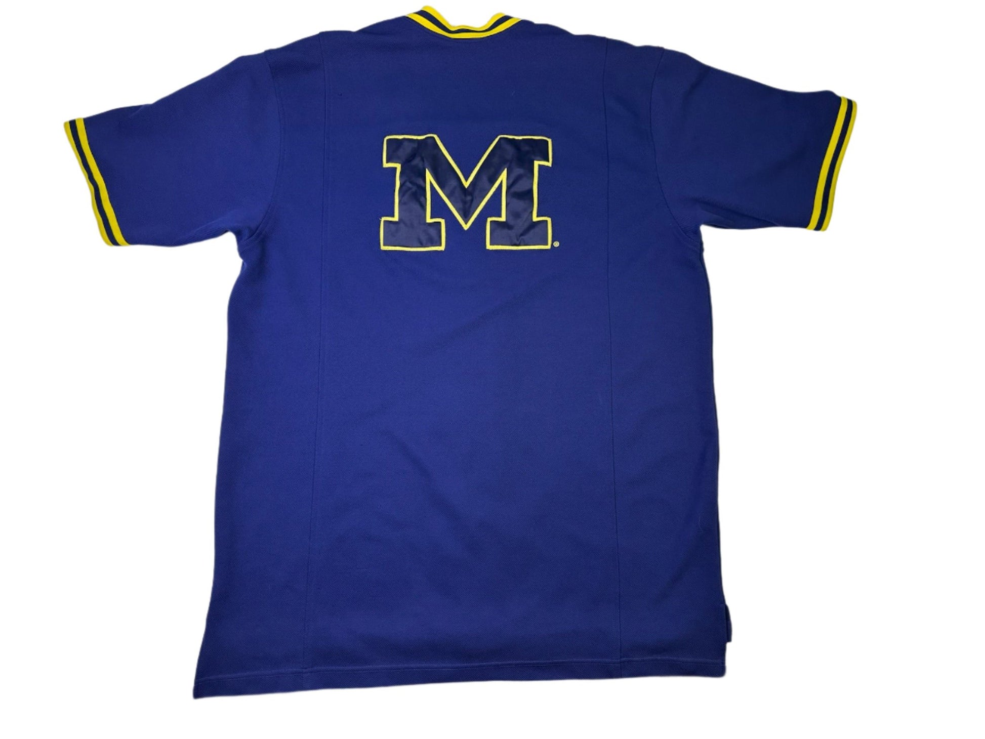 vintage michigan basektball warm up jersey