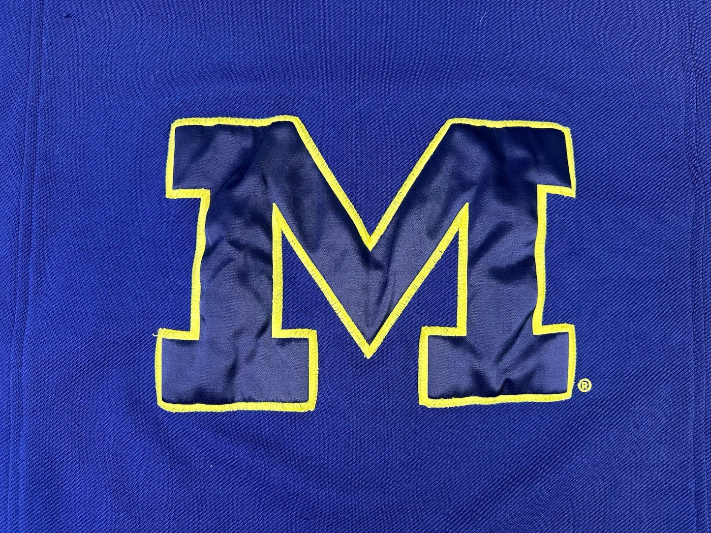 vintage michigan basektball warm up jersey