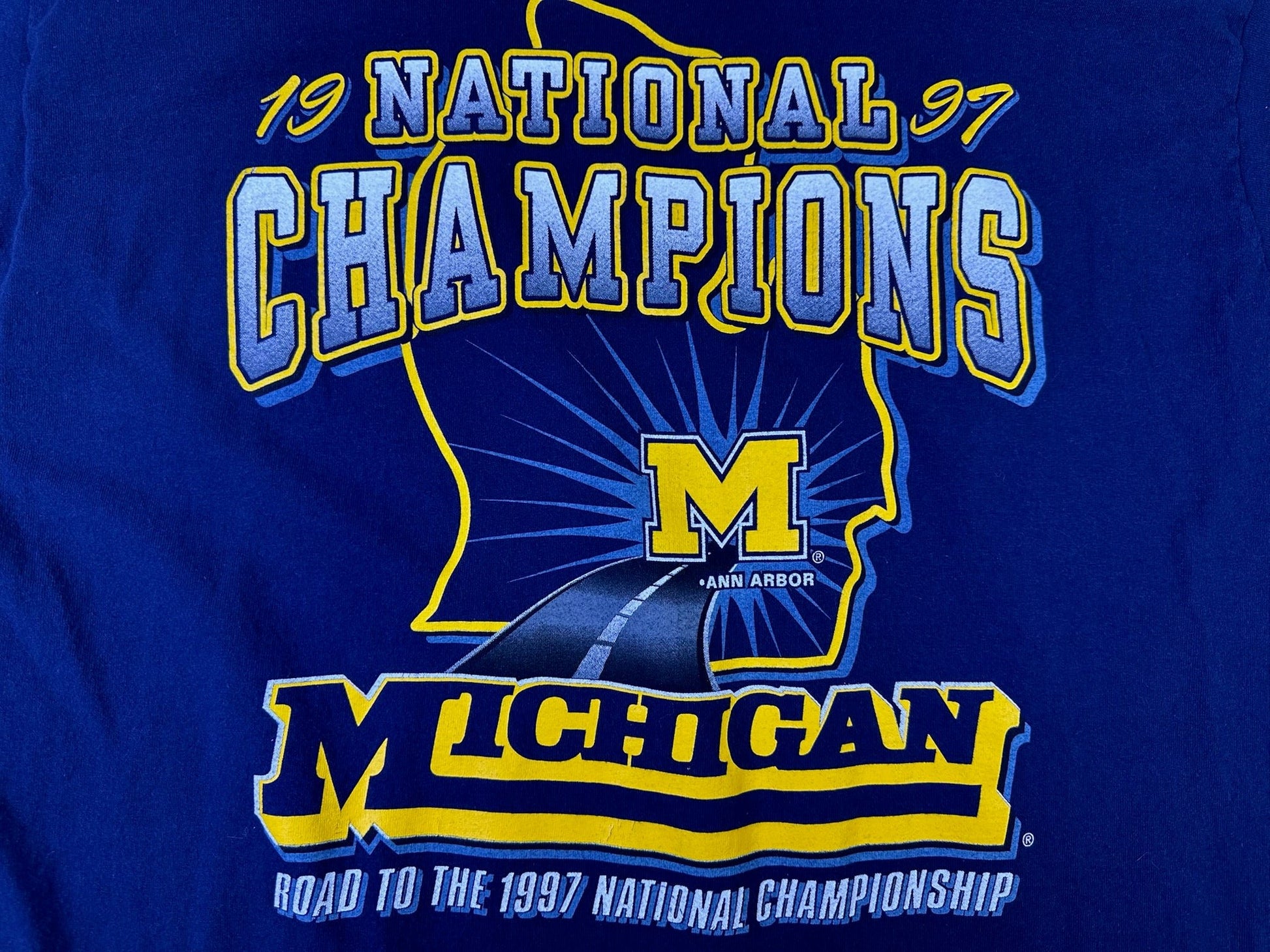michigan 1997 national champs shirt