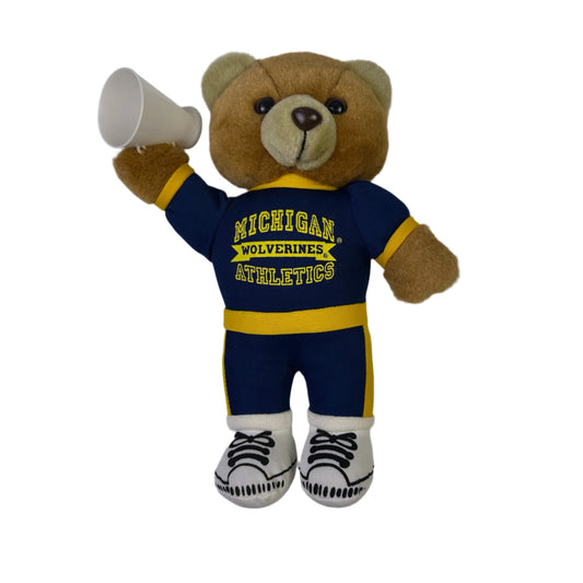 vintage michigan teddy bear