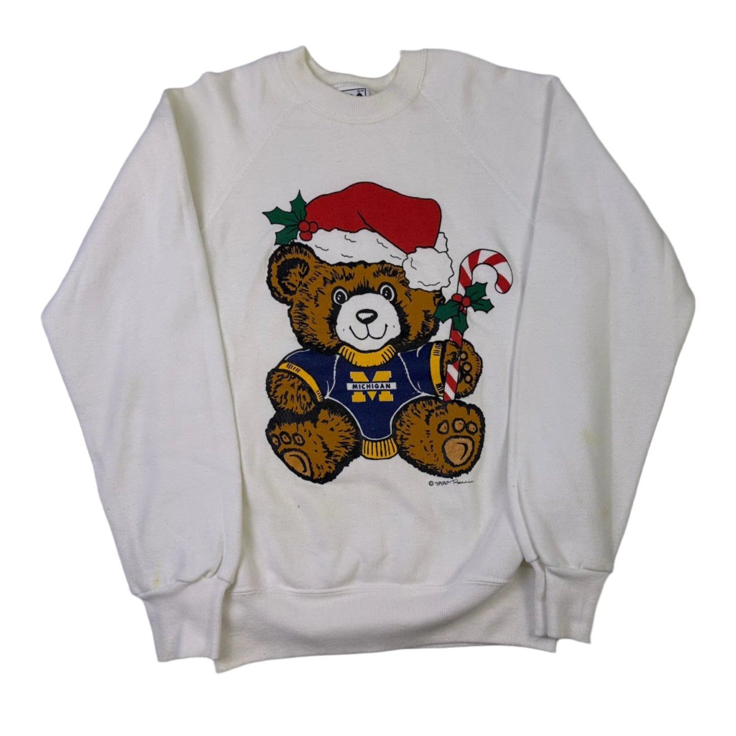 vintage michigan christmas sweatshirt