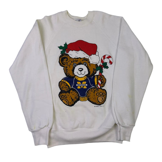 vintage michigan christmas sweatshirt