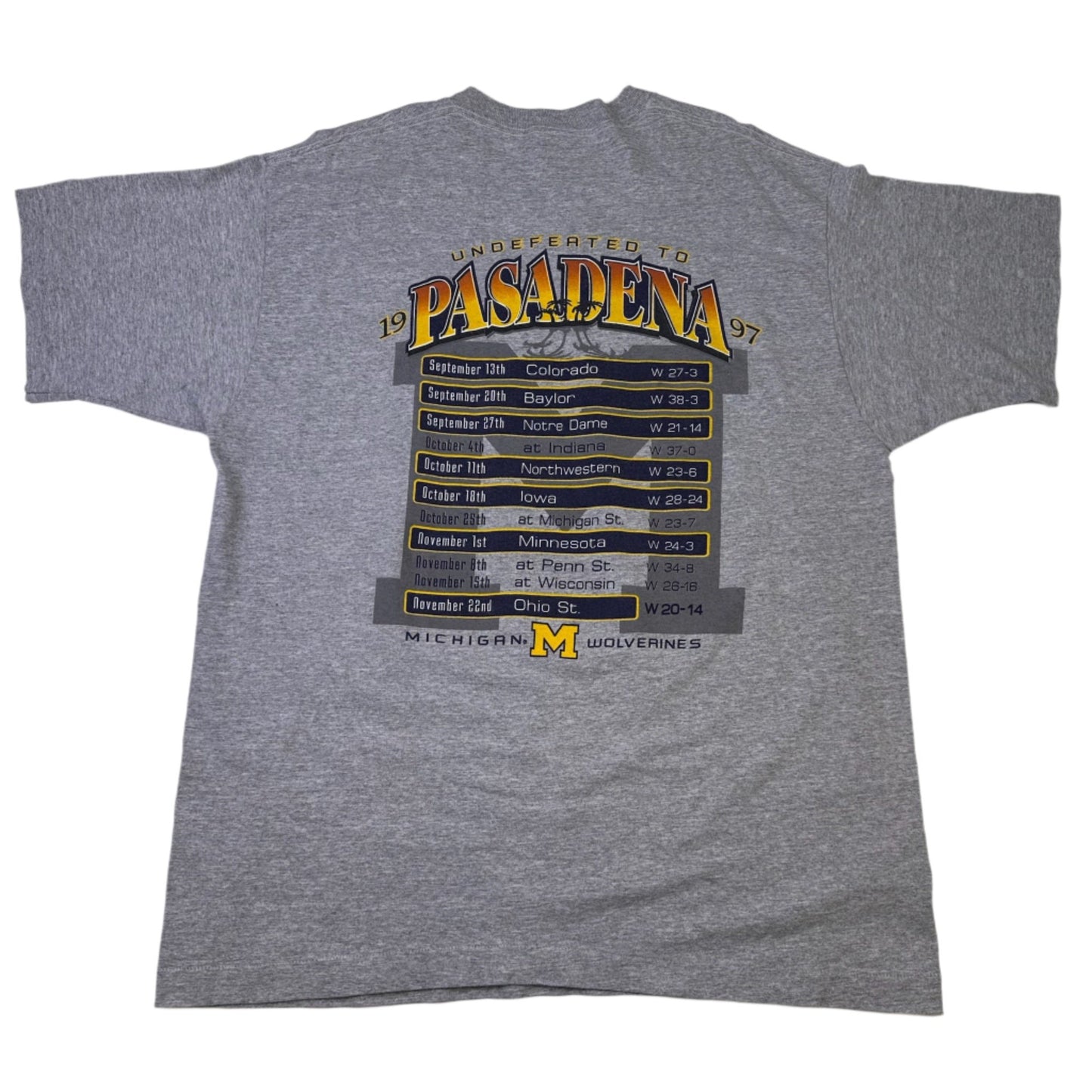 vintage michigan 1997 national champs t-shirt