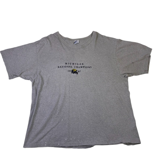 vintage michigan 1997 national champs t-shirt
