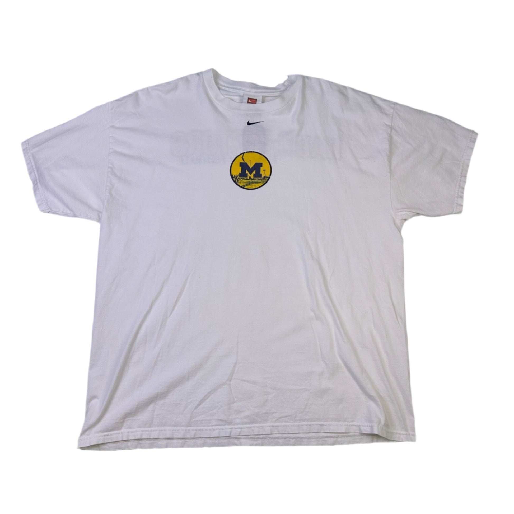 vintage michigan nike centerswoosh t-shirt