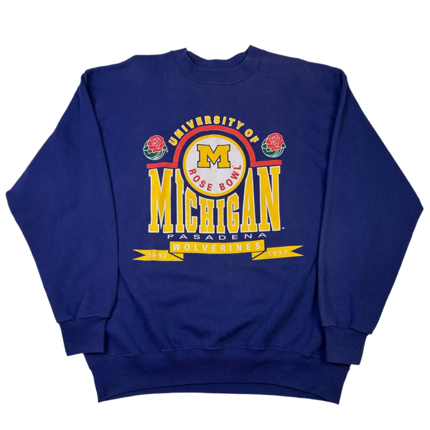 vintage michigan 1998 rose bowl sweatshirt