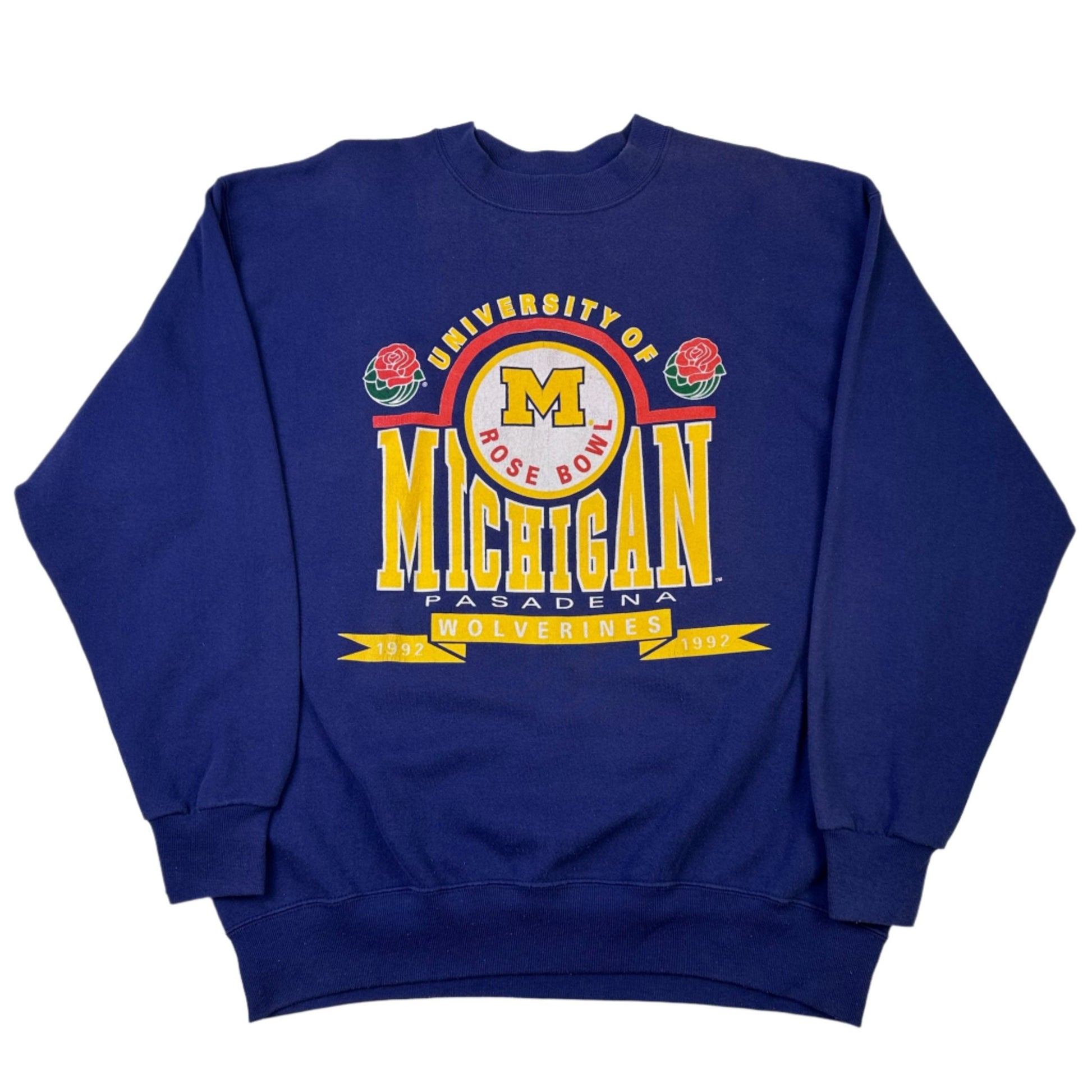 vintage michigan 1998 rose bowl sweatshirt