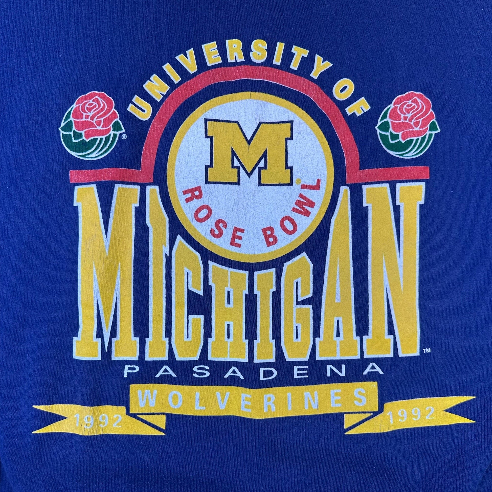 vintage michigan 1998 rose bowl sweatshirt