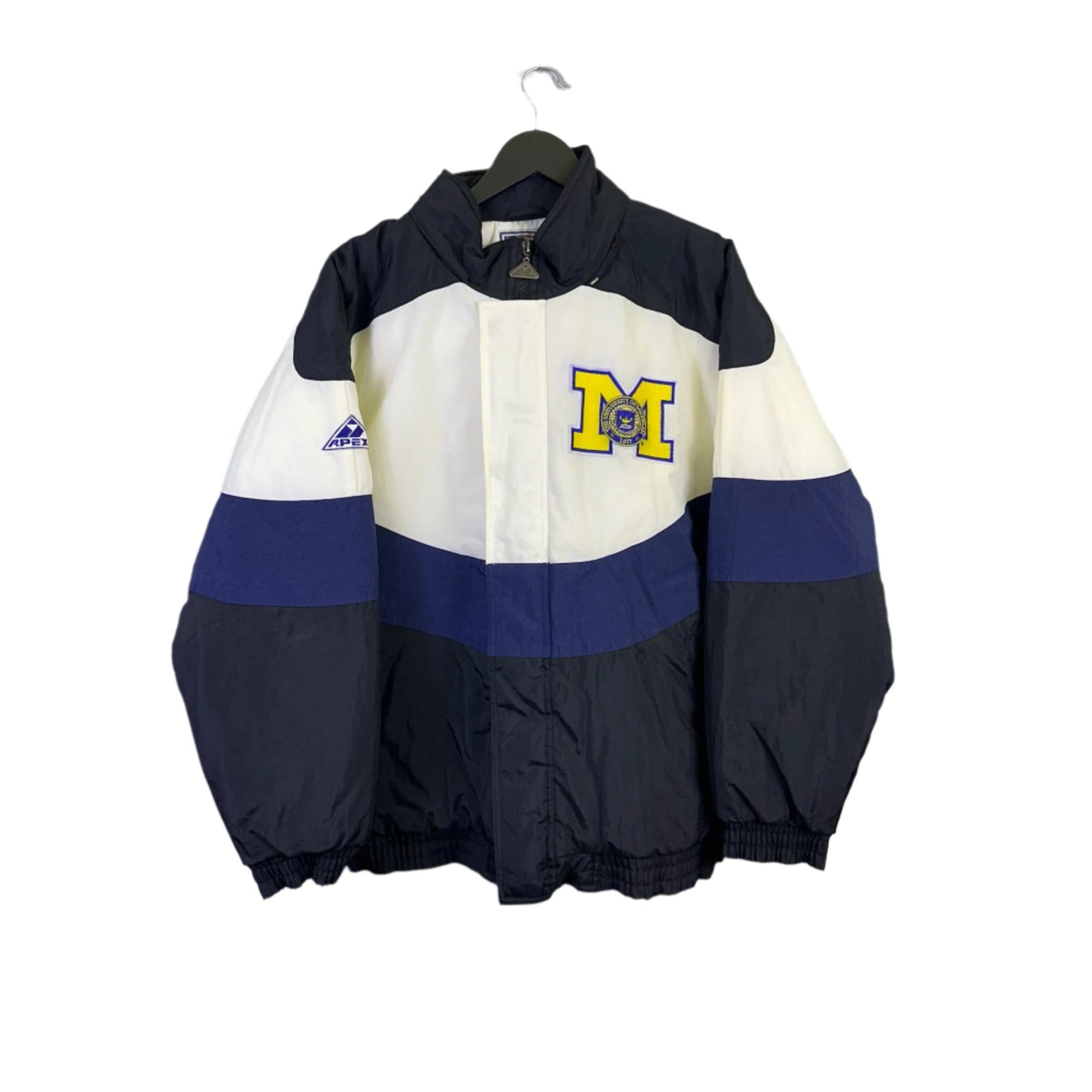 vintage michigan puffer jacket