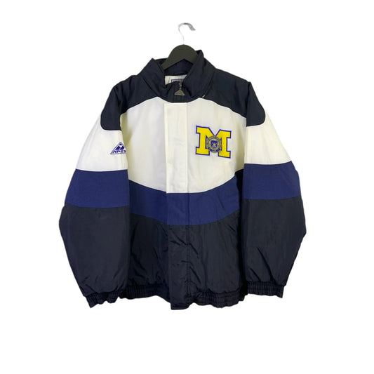 vintage michigan puffer jacket