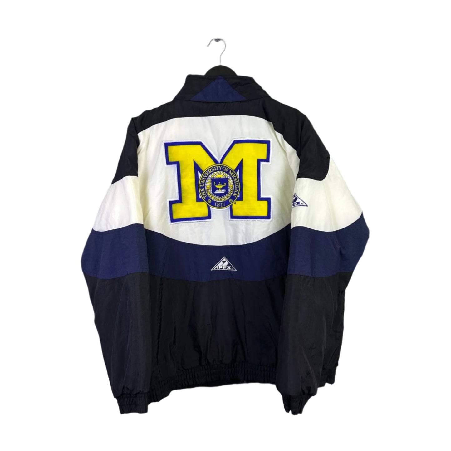 vintage michigan puffer jacket