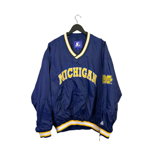 vintage michigan windbreaker