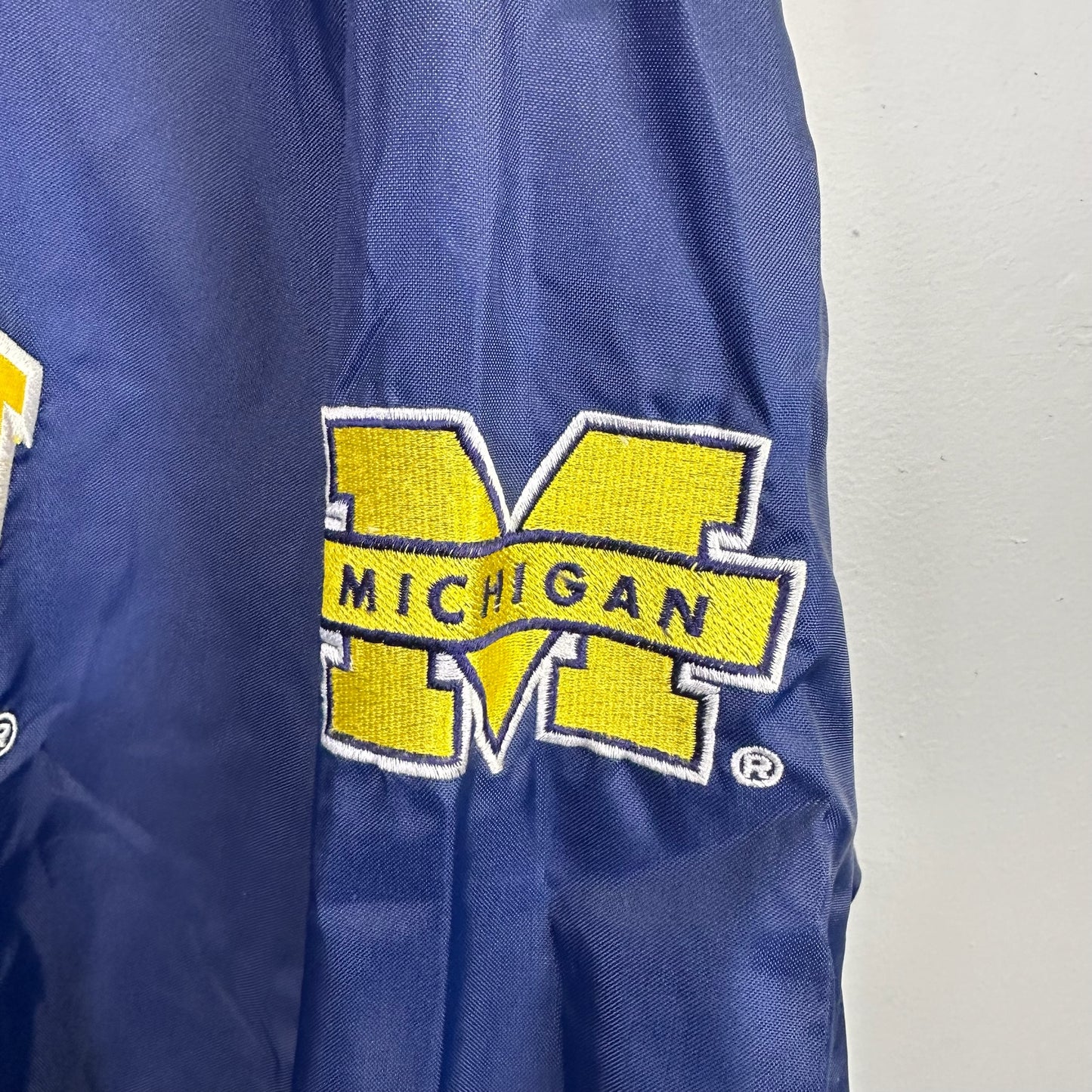 vintage michigan windbreaker
