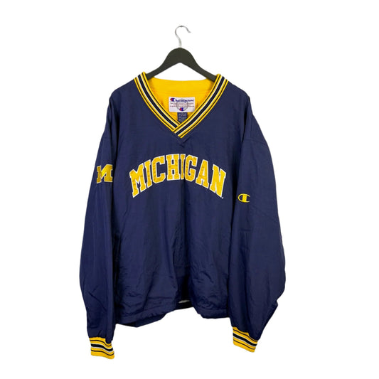 vintage michigan windbreaker