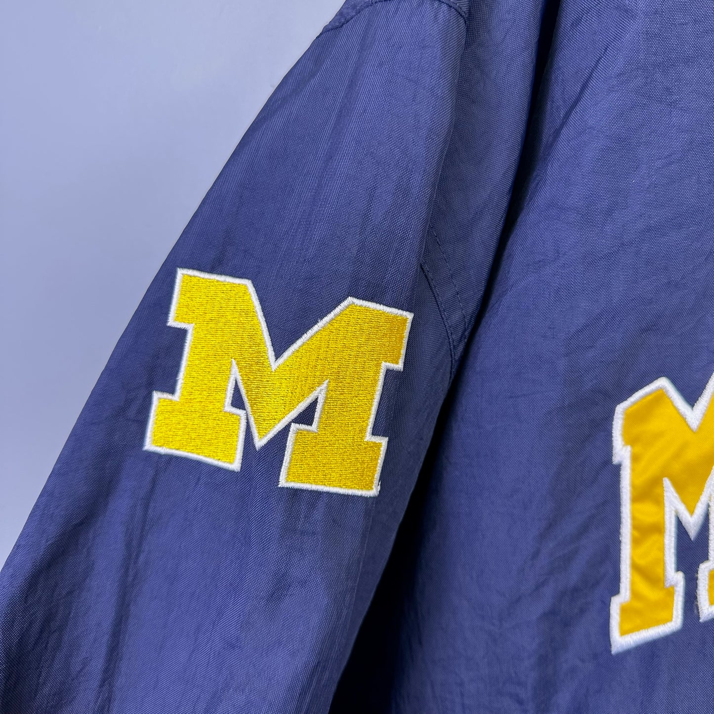vintage michigan windbreaker