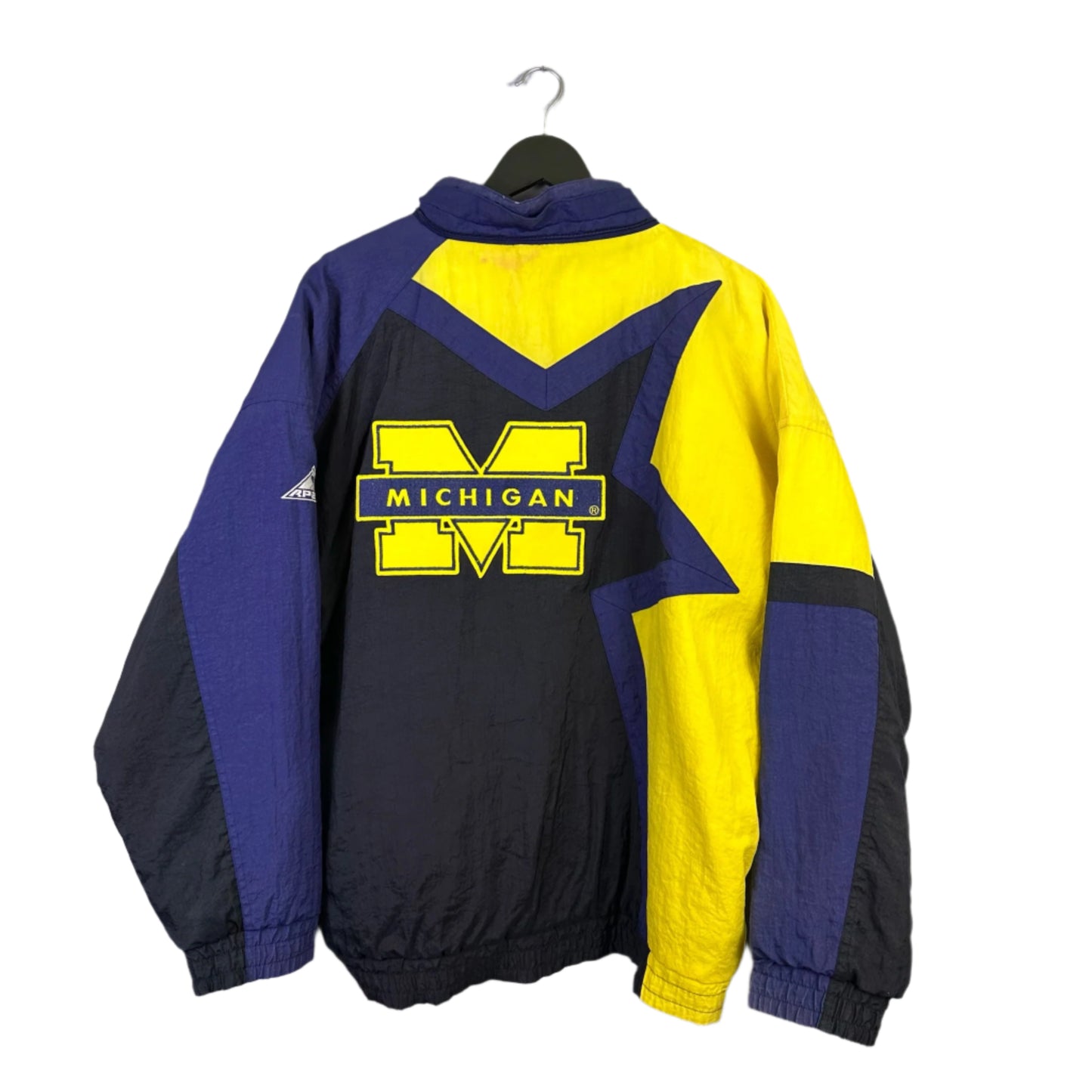 vintage michigan puffer jacket