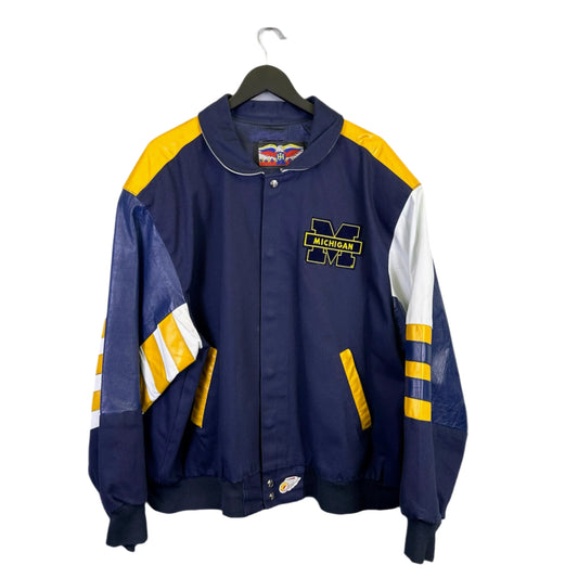 vintage michigan bomber jacket