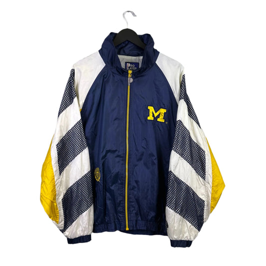 vintage michigan windbreaker