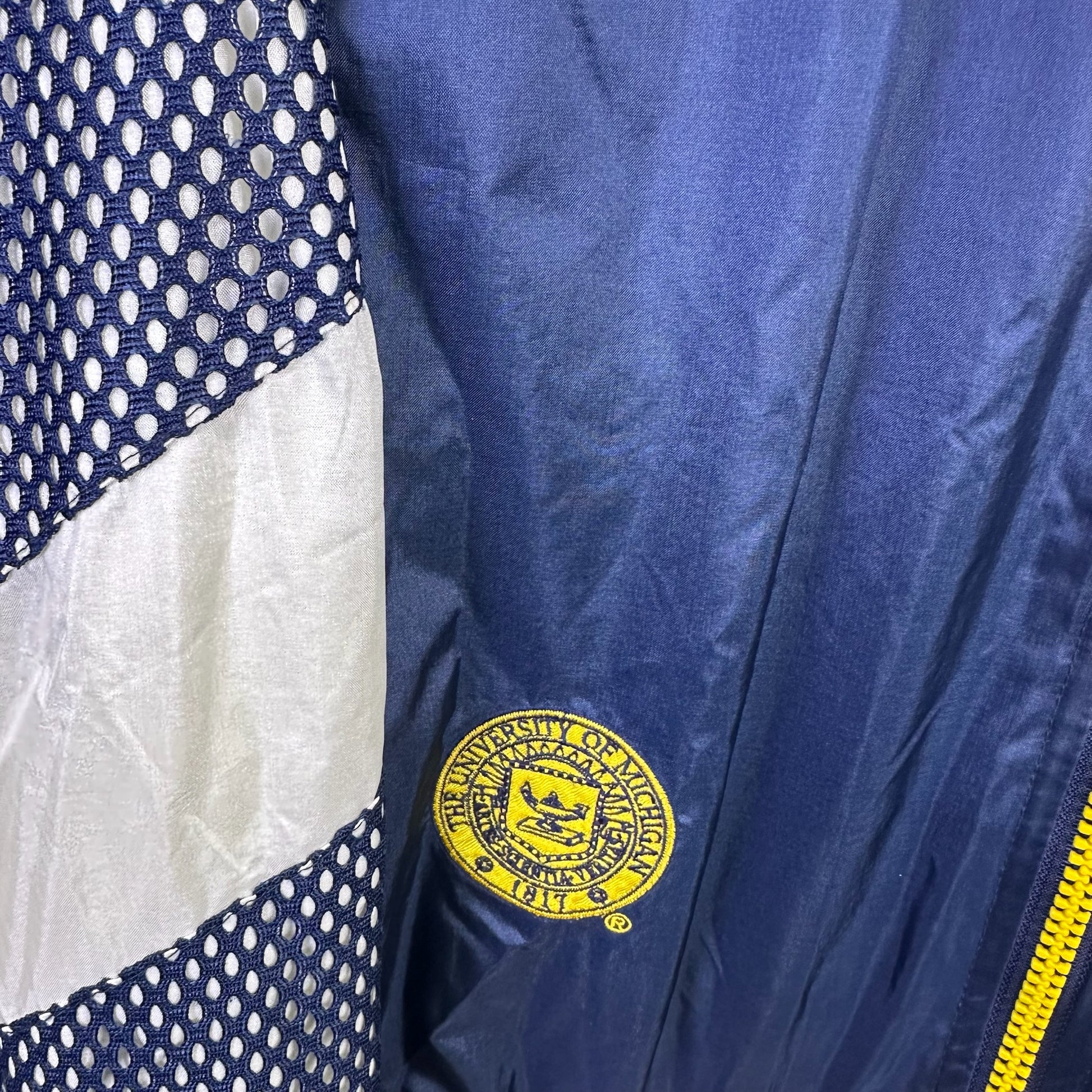 vintage michigan windbreaker