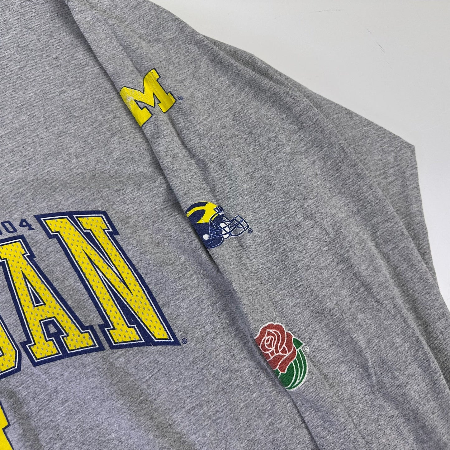 vintage michigan 2004 rose bowl longsleeve shirt