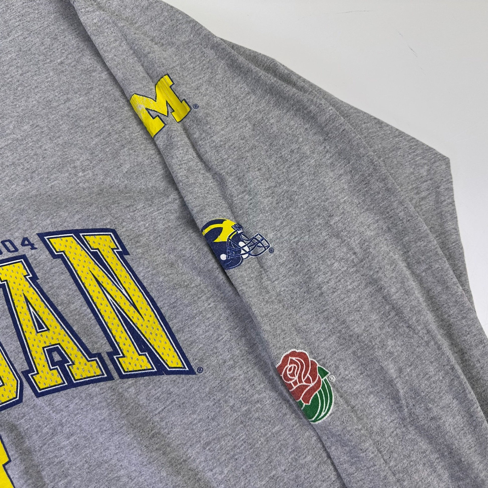 vintage michigan 2004 rose bowl longsleeve shirt