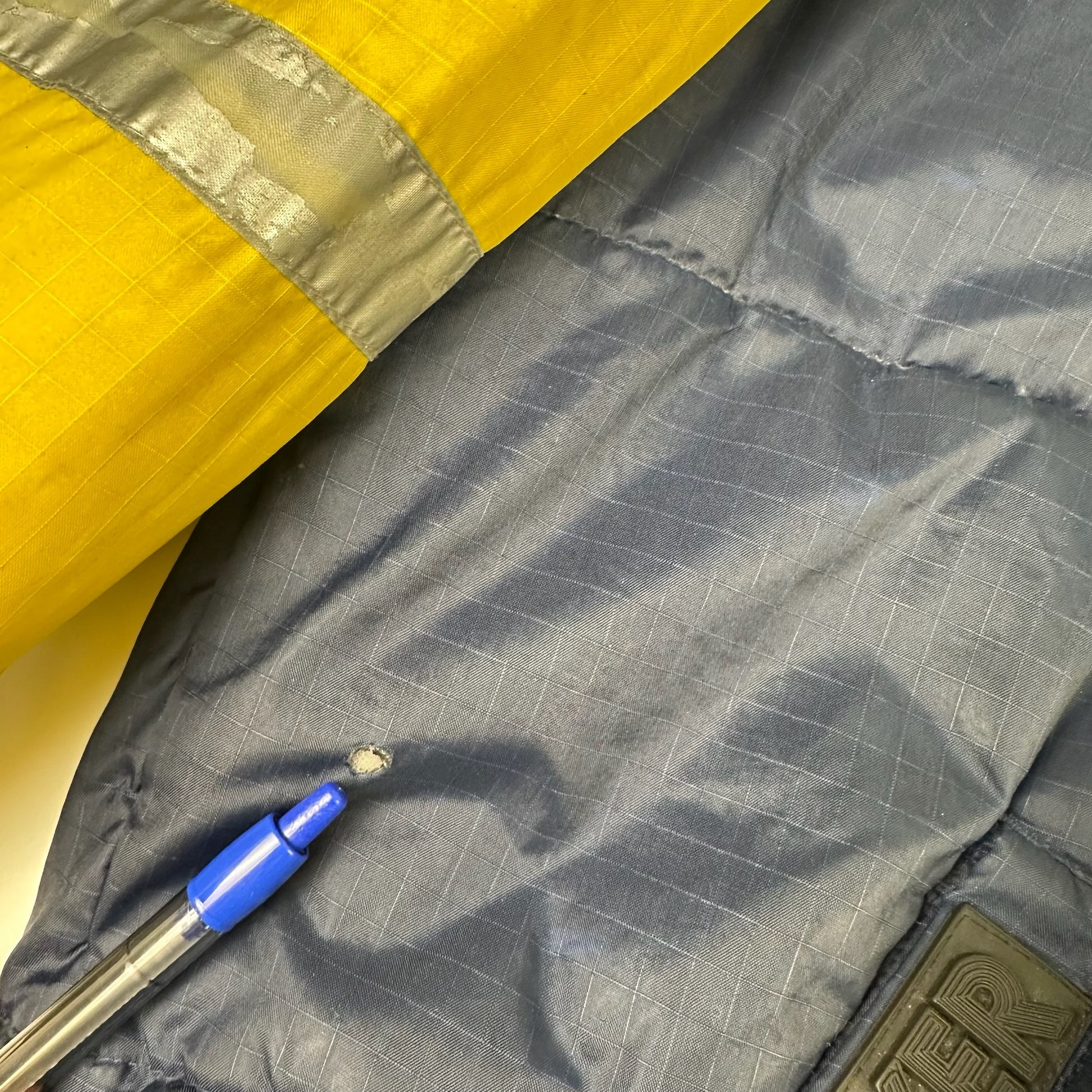 vintage michigan puffer jacket