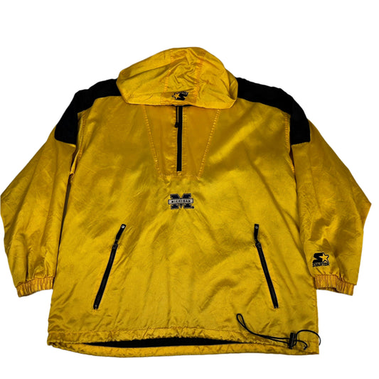 vintage michigan windbreaker