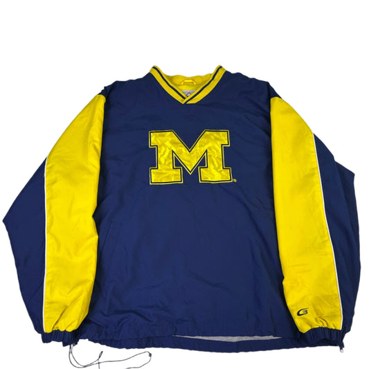 vintage michigan windbreaker