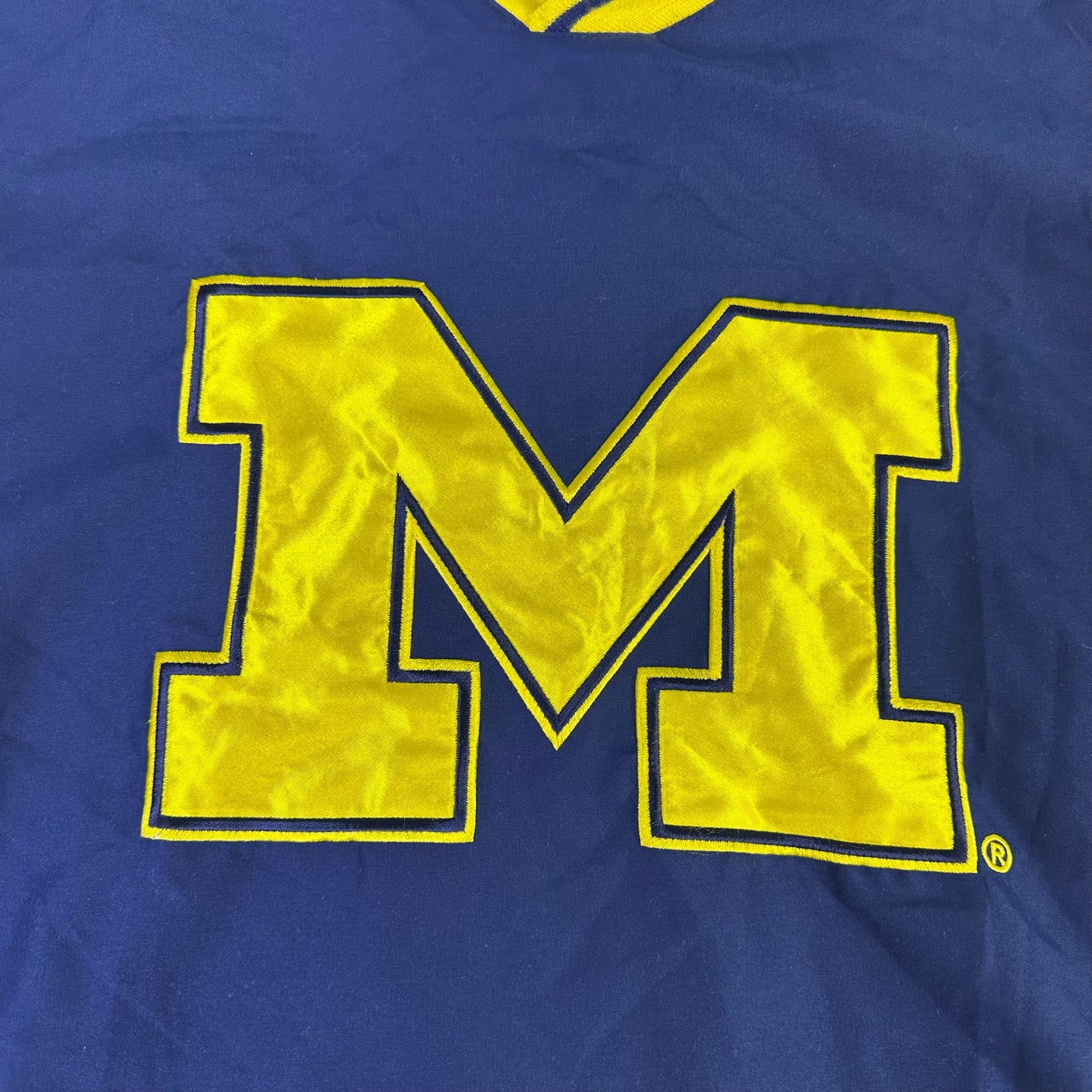 vintage michigan windbreaker