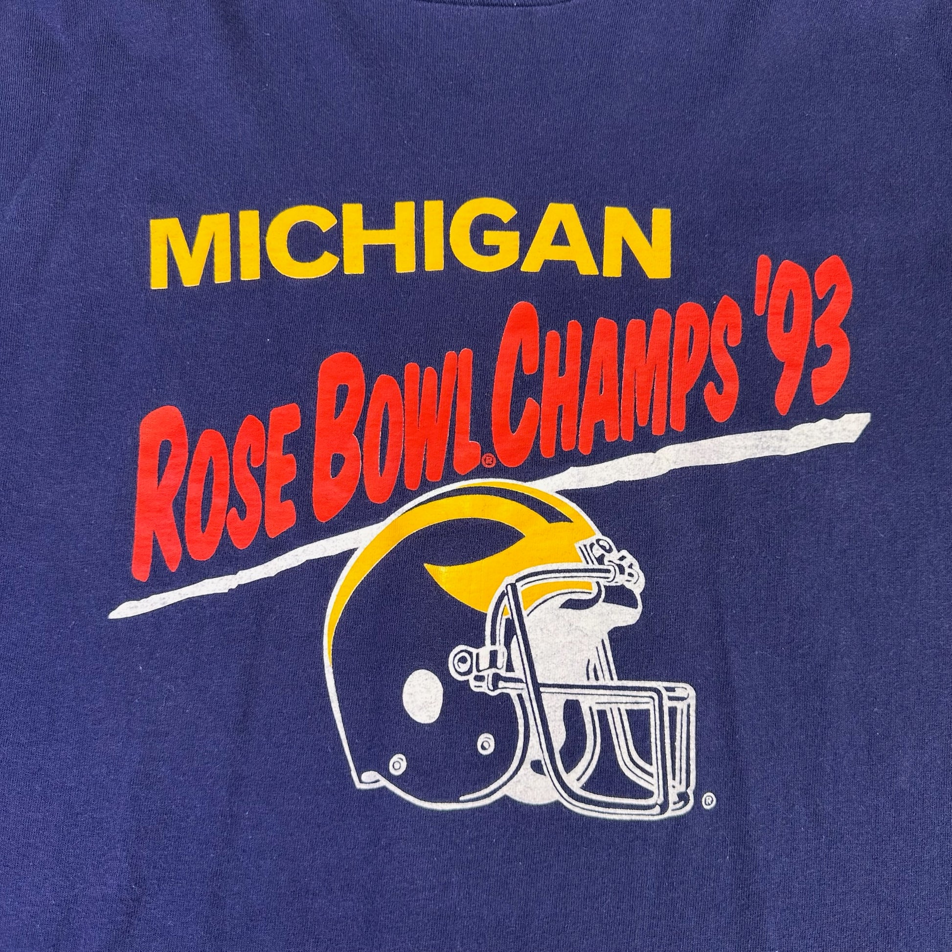 vintage michigan 1993 rose bowl shirt