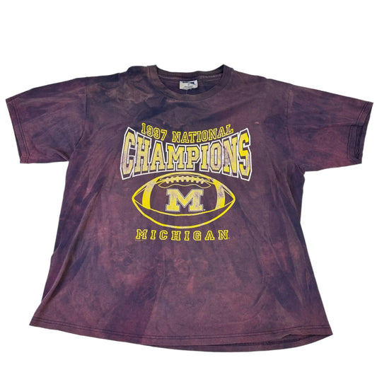 vintage michigan 1997 national champions shirt
