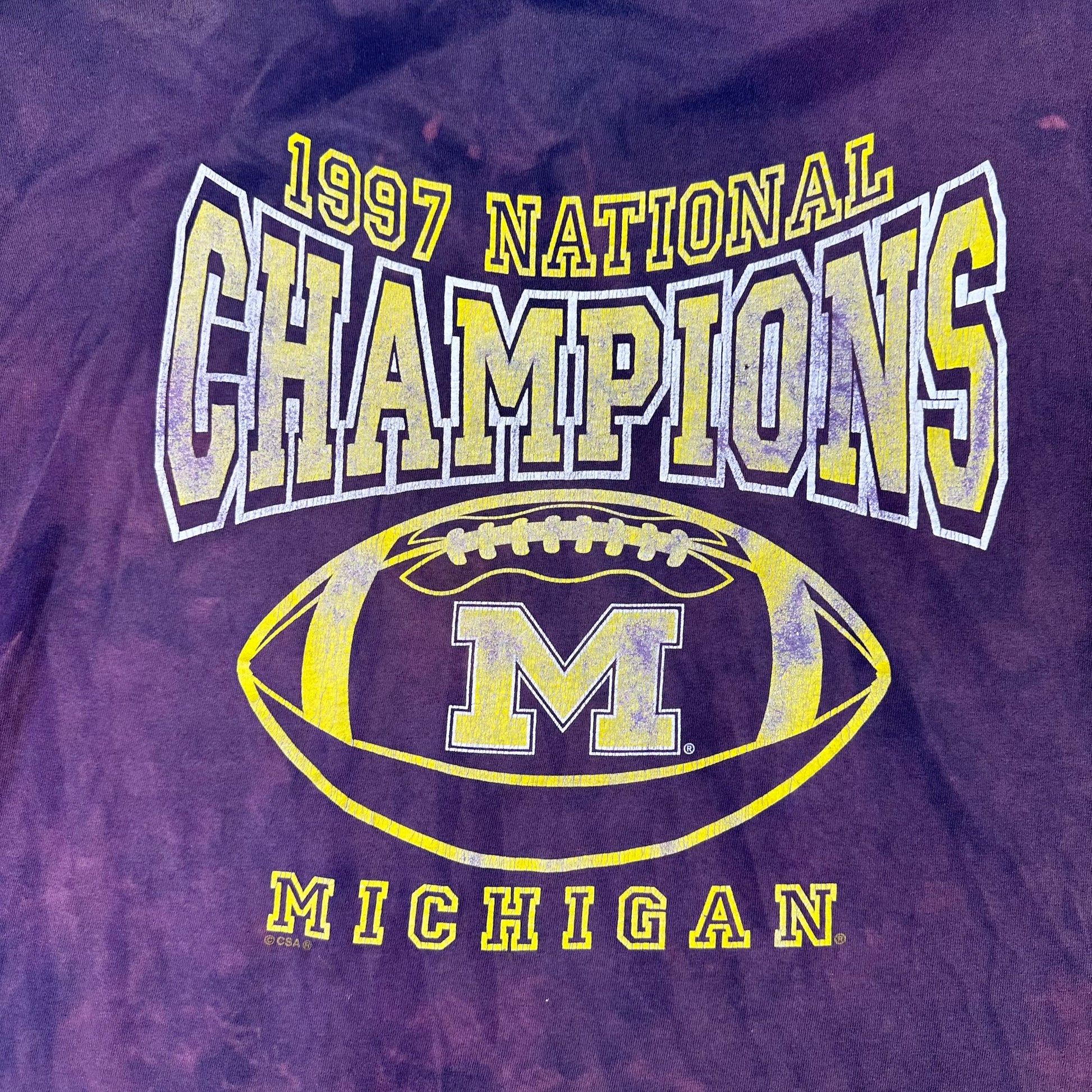 vintage michigan 1997 national champions shirt