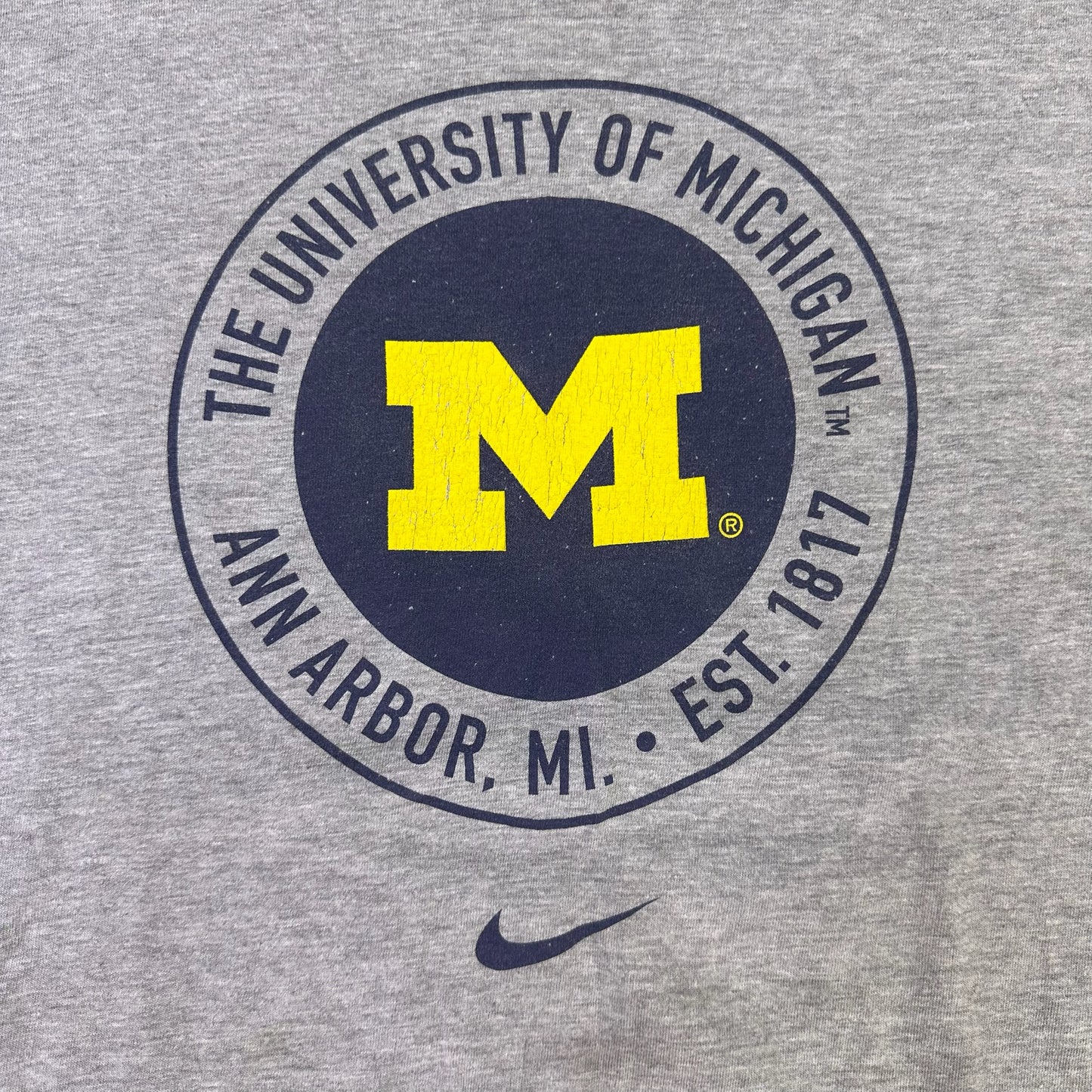 vintage michigan centerswoosh t-shirt