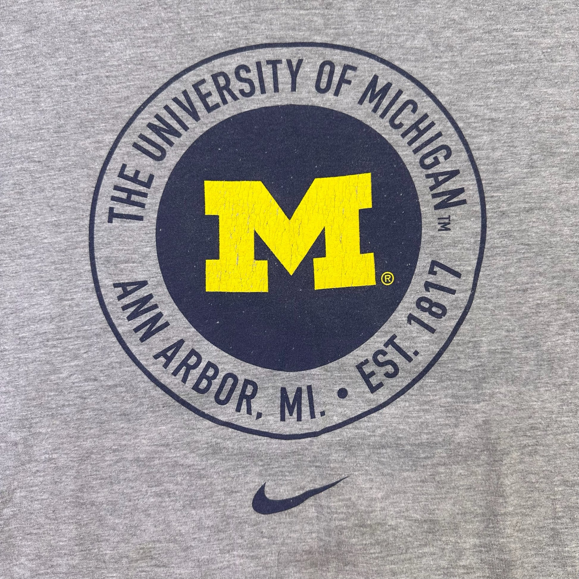 vintage michigan centerswoosh t-shirt