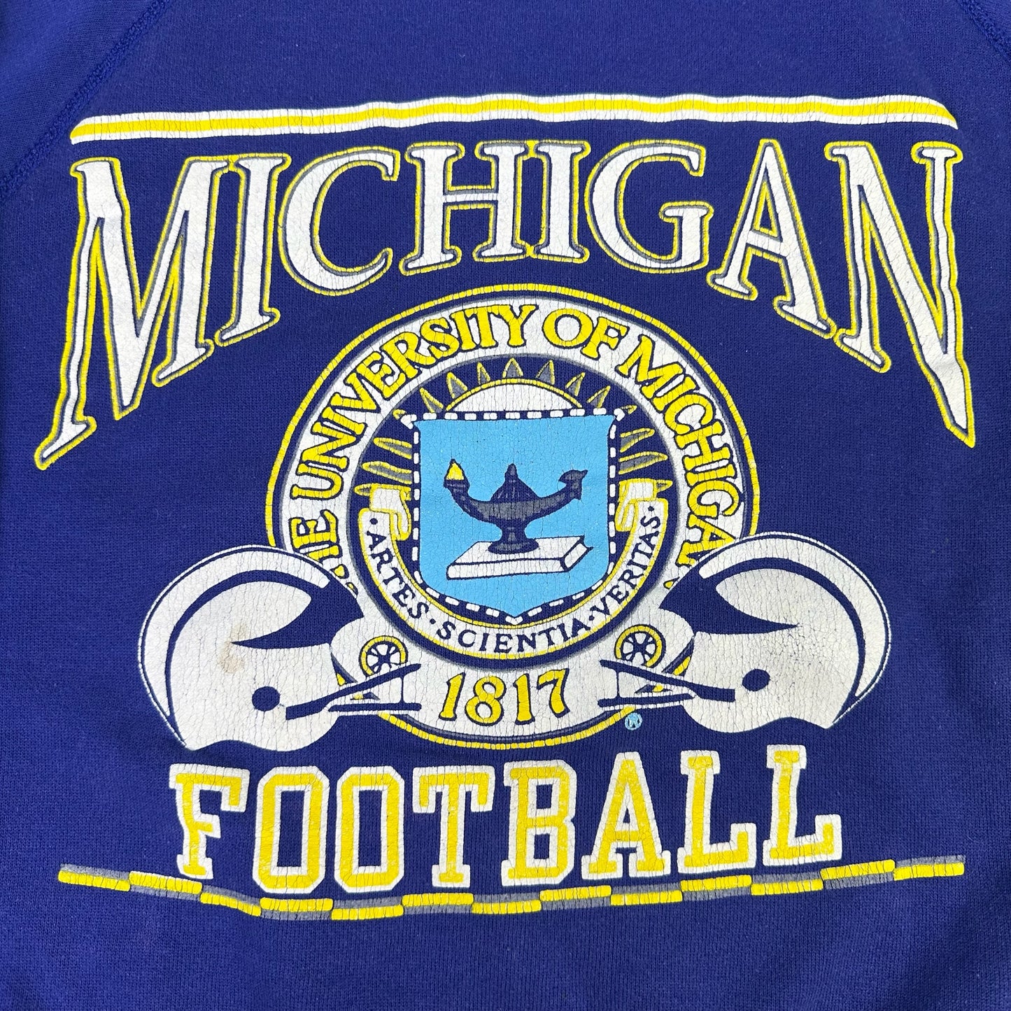 vintage michigan football sweatshirt