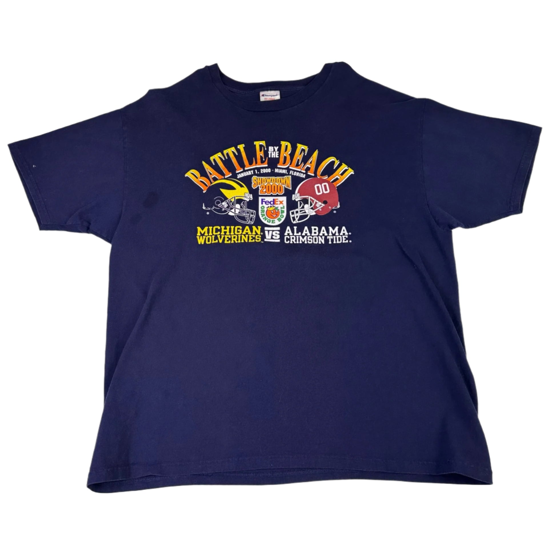 vintage michigan 2000 orange bowl t-shirt