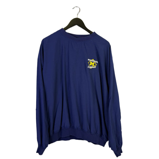 vintage michigan softball windbreaker
