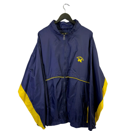 vintage michigan windbreaker