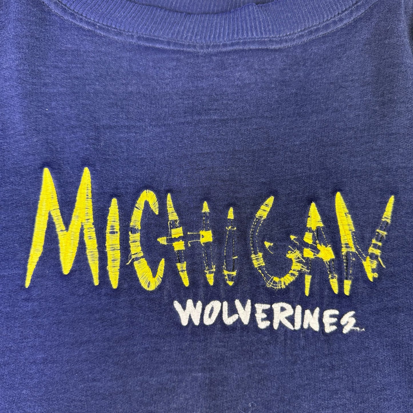 Michigan Thrashed Crewneck