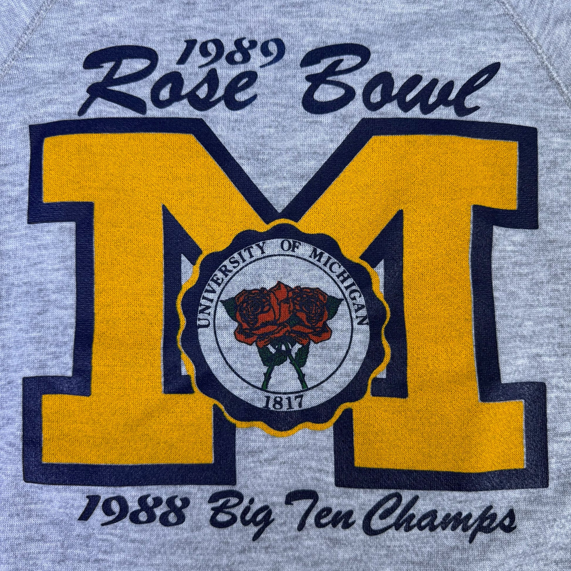 michigan 1989 rose bowl sweatshirt