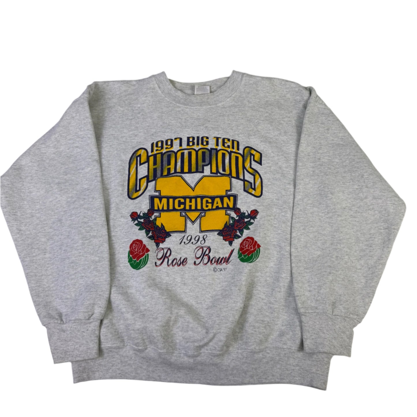 vintage michigan 1998 rose bowl sweatshirt