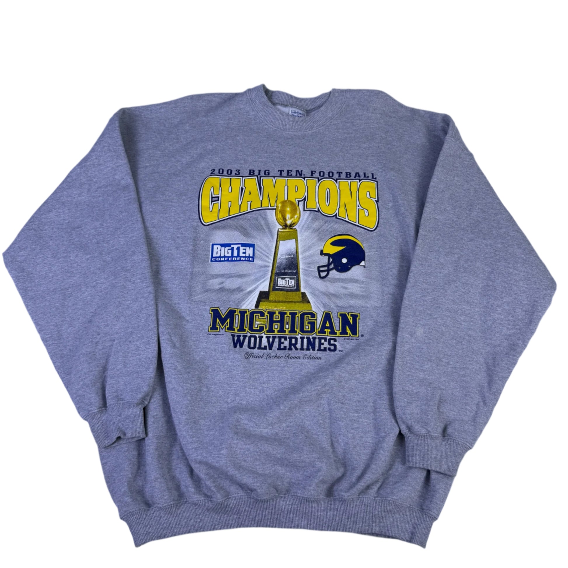 michigan 2003 big ten champions sweatshirt