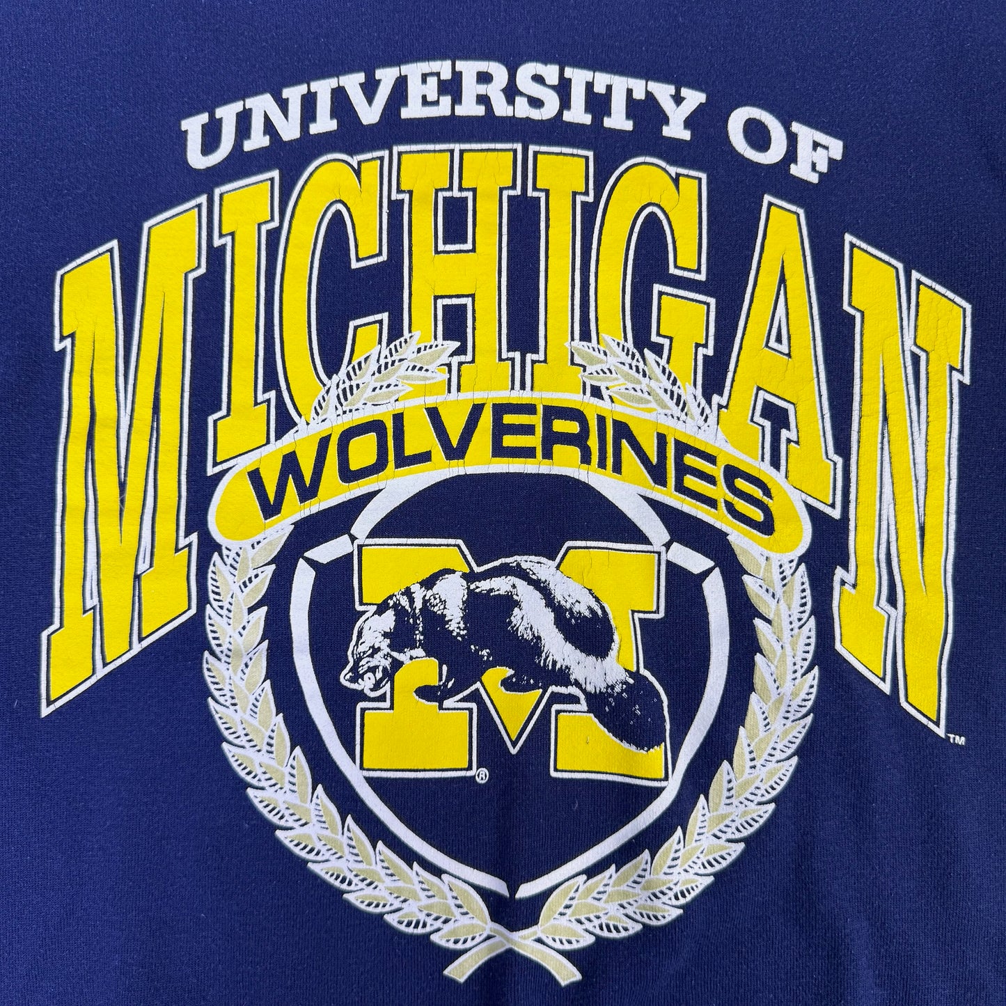 vintage michigan crewneck